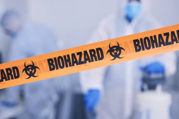 Professional Blood Cleanup technician working in Stamford, CT